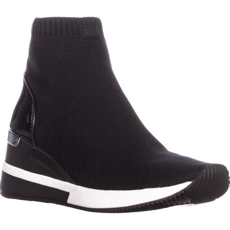 michael michael kors women's skyler bootie fabric black last season|Michael Kors skyler socks.